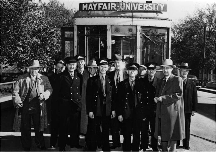 The important role of streetcars in the development and early history Mayfair