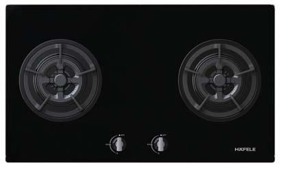 5 V type D) With safety device integrated in each burner Brass burners Cast iron pan support Product dimension: 780 x 460 mm Built-in dimension: 650 x 350 mm HH-783GGA Cat. No.