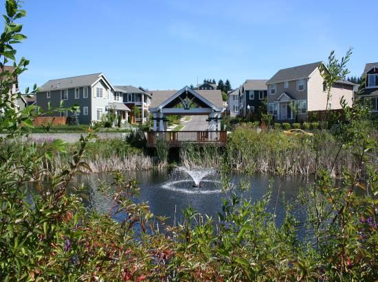 Maintenance of stormwater pond landscaping and open space amenities, beyond basic annual weed removal performed by the City, shall be the responsibility of a homeowner association (HOA) or other