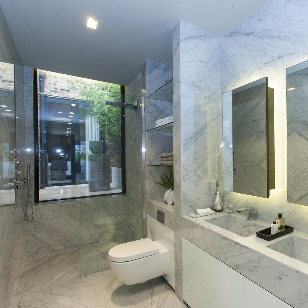 8 A master bathroom should be an oasis of calm, a sanctuary away from the busy hustle and bustle of life.