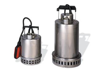 Performance Ranges 1K Series Submersible Sump Pumps Stainless steel submersible sump pumps offer solutions to pumping semi-dirty water or fresh water with suspended solids up to 3/8". 30.3 [70] 26.
