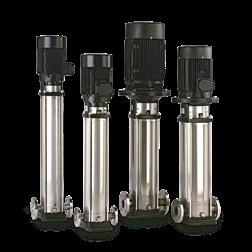 8K Series - Vertical Multiple Stage Centrifugal Pumps Stainless steel vertical multiple stage pumps designed for high volume and high ft. head clean or hot water applications.
