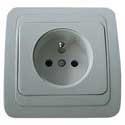 B. Socket outlet with Switch In countries with the system, Type E and Type F socket outlet are generally