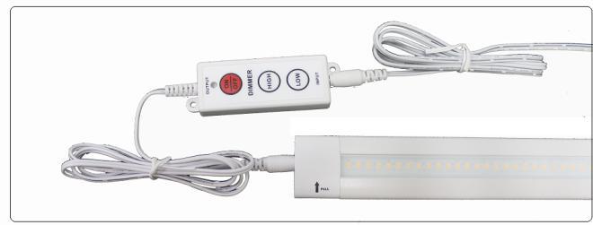 If use the power supply without DC plug or need to cut off the DC plug of power supply to connect LED light, you can choose to use DC junction box to connect the LED light with hardwired power supply.