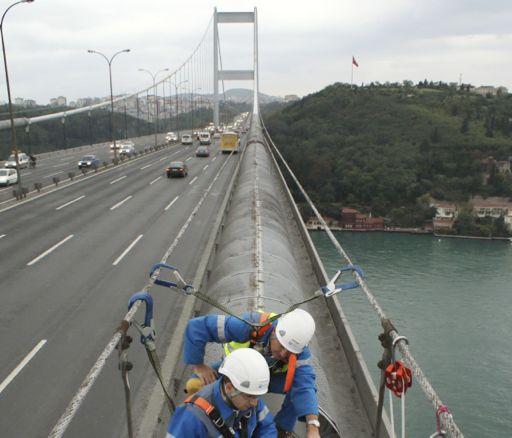 Bosporus Bridges 1 & 2 Cable clamps (UPUS measurement) Differential GPS!