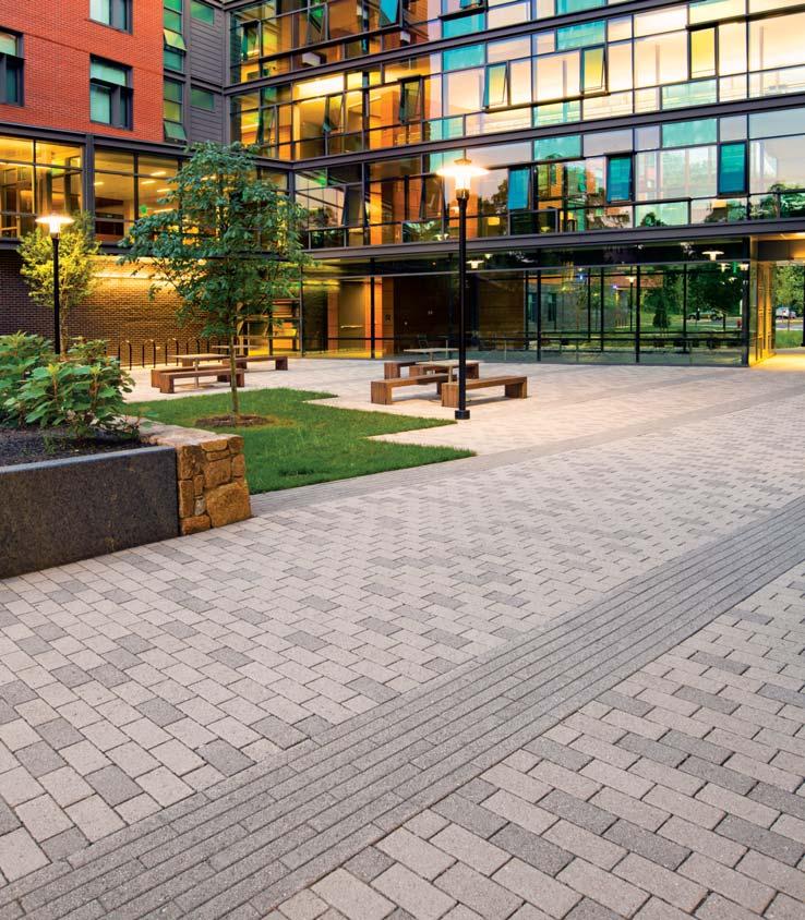 Johnson Associates; Size & Color: Permeable 4 1 /2 x 9, Charcoal, Natural; Finish: Tudor Land-use is increased through more efficient use of the total building site. THE PROBLEM.