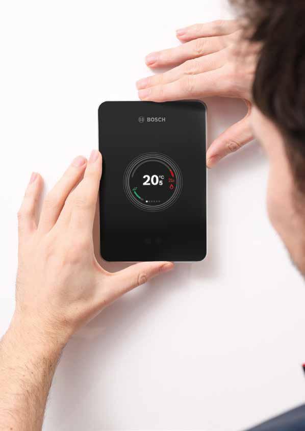 2 Easy on the eye The wall-mounted controller has a modern, sleek design, making it a stylish