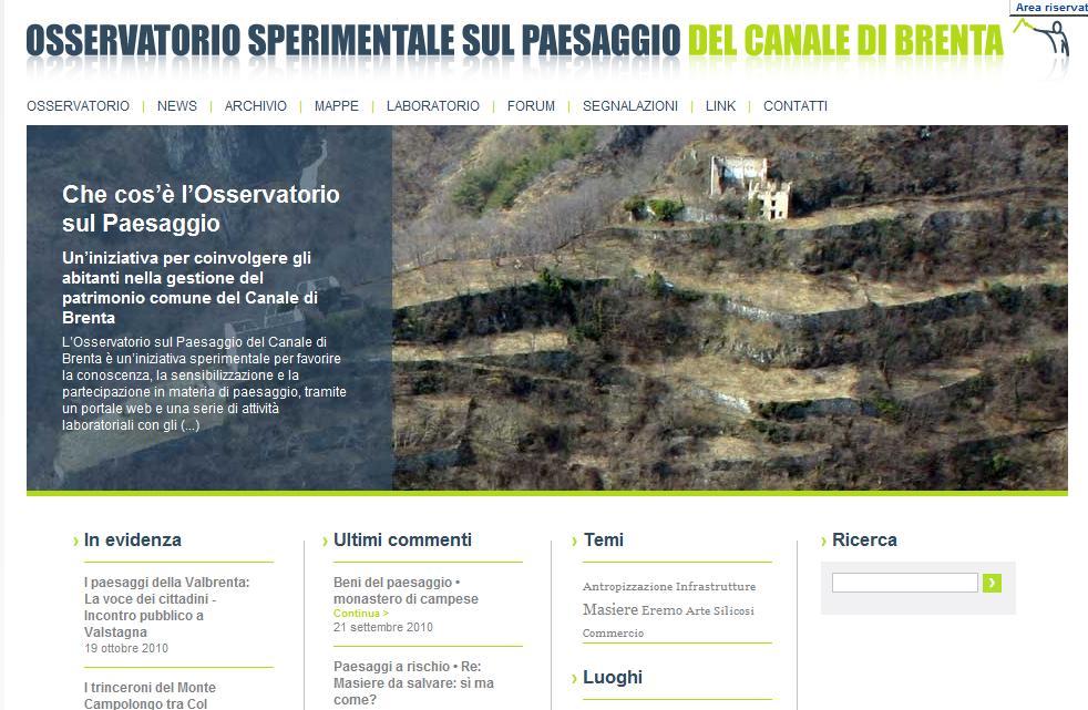 4. INVOLVING THE POPULATION: THE LANDSCAPE OBSERVATORY TO PROMOTE THE PARTICIPATION OF THE PEOPLE IN LANDSCAPE MANAGEMENT A LANDSCAPE OBSERVATORY IS BEING ESTABLISHED (AS DEFINED BY THE EUROPEAN