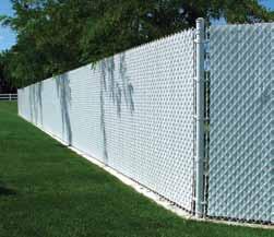 Specially designed wings on Winged Slats provide a tight, snug fit in the chain link and offer approximately a 90 percent wind load and privacy factor (based on wire/mesh usedstretch tension).