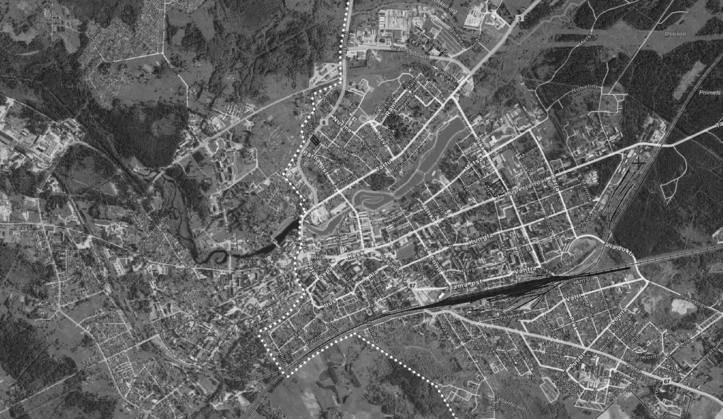 3. Valga and Valka Valga-Valka ortho photo, Source: Estonian Land Board, 2015 Ø For photos in full resolution see Appendix II: Ortho photo of competition area. 3.1. Location and area The Twin-Town Valga Valka is located at the southern border of Estonia and the northern of Latvia.
