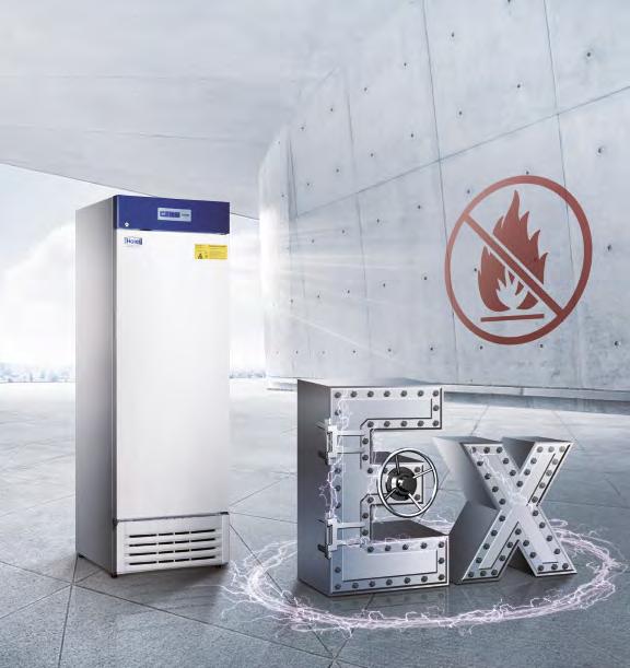 Intelligent Protection of Life Science Sparkfree Refrigerators ATEX Certified 360 Explosion Proof