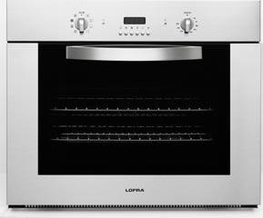 LOO7001 70cm Inbuilt Oven Electric 9 multifunction oven Stainless steel finish