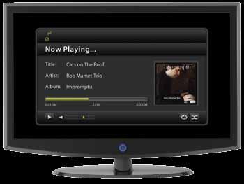 systems. ipod menu information, including songs, artists, and movies, can be displayed on touch panels and compatible remote controls.