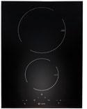 Induction Modular Hob C996i w:380mm COOKING OUTPUT 2 Induction Zones - 1 Dia. 200mm 2kW [with 3kW Booster] - 1 Dia. 160mm 1.