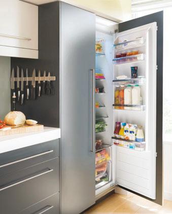 Keeping a freezer ice-free means food stays fresher for longer.