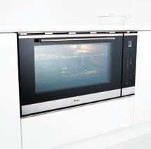 - Boost -Clean OVEN - 89 Litre capacity - Touch control programmable electronic timer - Stainless steel, black-spot feature bar handle - Triple glazed door with
