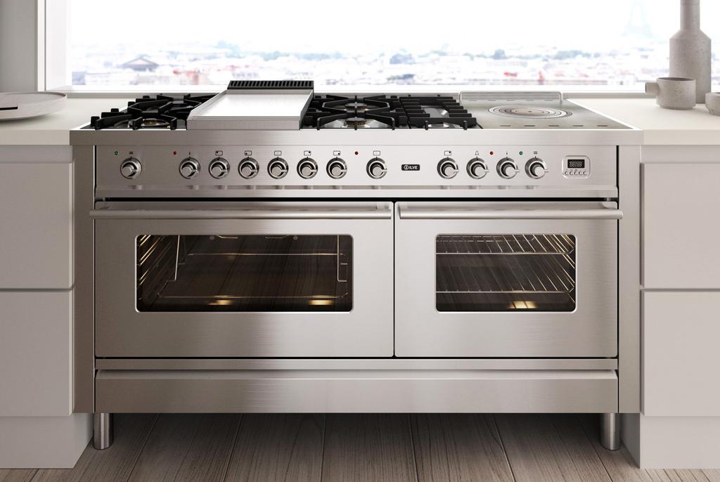 Roma Collection The Roma collection of range cookers are distinguished by their contemporary, Italian style.