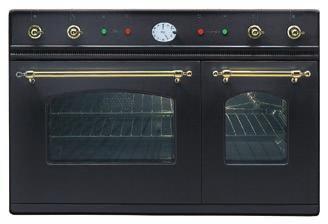 Range cookers Built-in appliances Built-in hobs Hoods Dimensions 90cm Milano Twin Built-In Oven E3 digital oven temperature control Temperature range from 30 C to 300 C 9 cooking functions in the