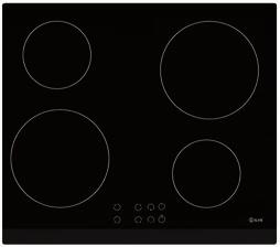 Hob KHVI90TC Induction ceramic hob Touch control Boost function Pan detection Child safety lock Liquid overflow protection Timer with automatic stop Overheat protection Residual Heat