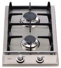 1kW Robust solid brass burner Metal controls H30PFV One handed, automatic ignition Domino Gas 2 Burners