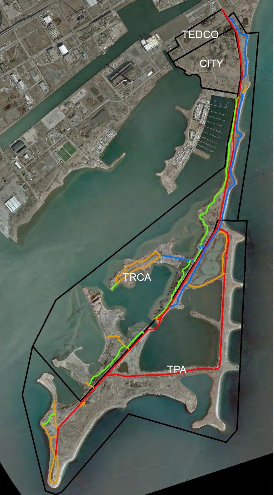 Study Area Land Ownership TRCA = 247 ha MNR (leased to the TPA) = 224 ha City of Toronto =