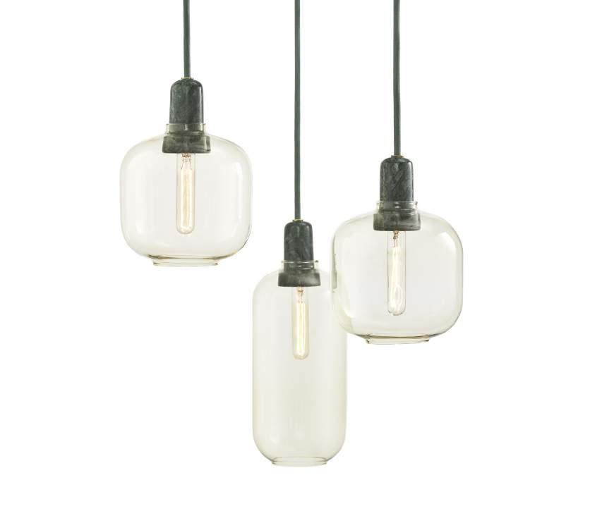 SPECIFICATIONS Amp Size: is a range of lamps in glass and marble Small / H: inspired 26 x Ø: by 11,2 60 s cm hi-fi equipment.