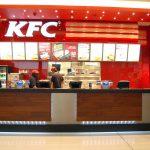 Red KFC glass wall panels 2 of 7 on