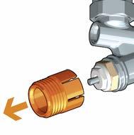 Quick-coupling installation with adaptor. Protection class: IP 30.