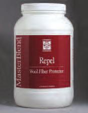 Repel WOOL FIBER PROTECTOR - PREVENTS WOOL DEGRADATION Repel Wool Fiber Protector is a time tested compound designed to inhibit and retard wool disintegration from organic sources.