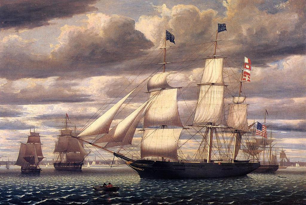 Clipper ships, the fastest ships