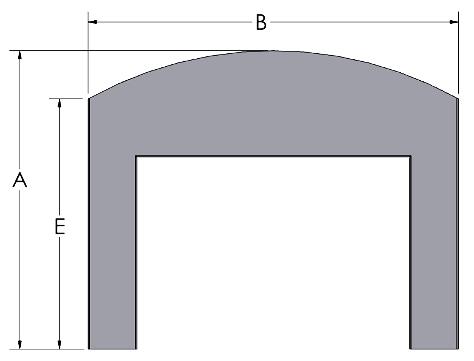 1 Definition A Surround is defined as the part that is designed to cover the outer edges gap between the Insert body and the existing Woodburning fireplace opening s outer edges. 3.2.9.