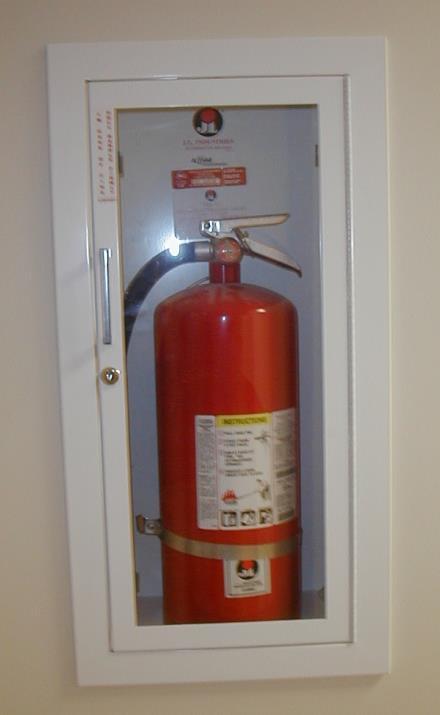 Fire Extinguisher Locations Fire extinguishers are centrally located in public