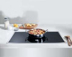 The powerful 36-inch gas cooktop KG 291 The 36-inch gas cooktop features a full range of power outputs and a stainless steel control panel, as shown here.