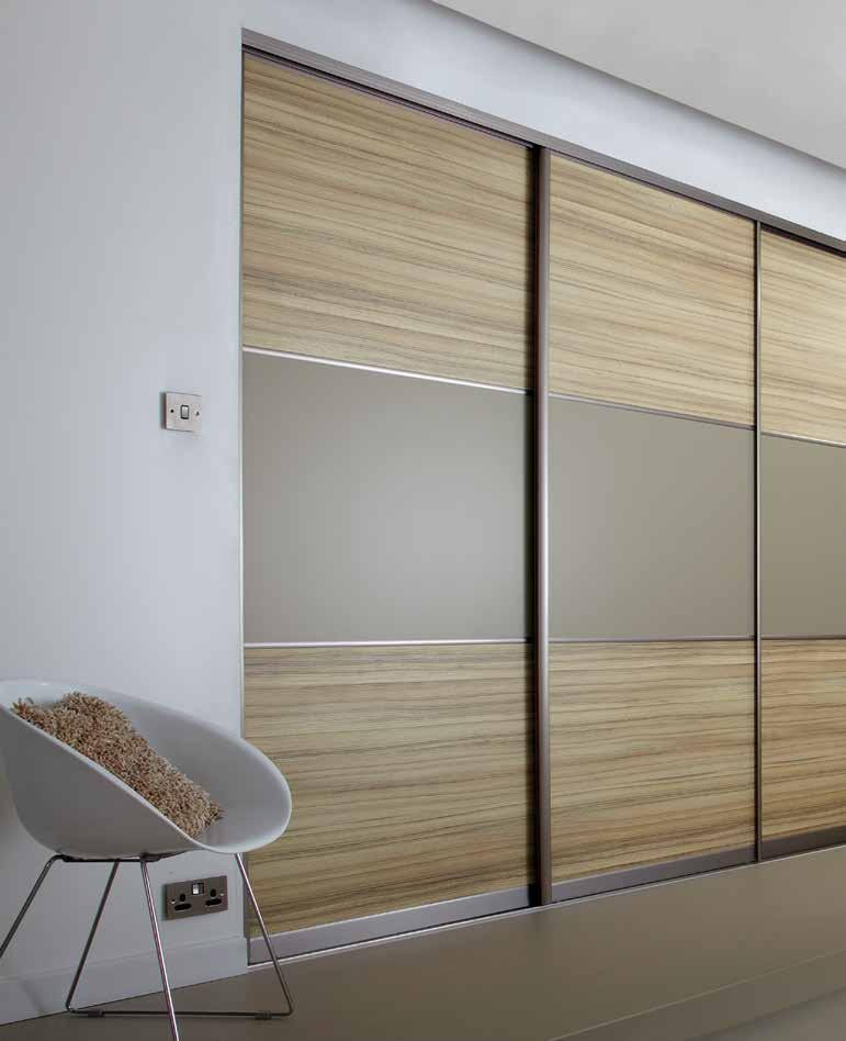 SLIDING DOORS HAVE ALWAYS BEEN PRACTICAL Now Volante makes them sophisticated, sleek and stylish too. They take up no extra space, even when open. They offer unrestricted access.