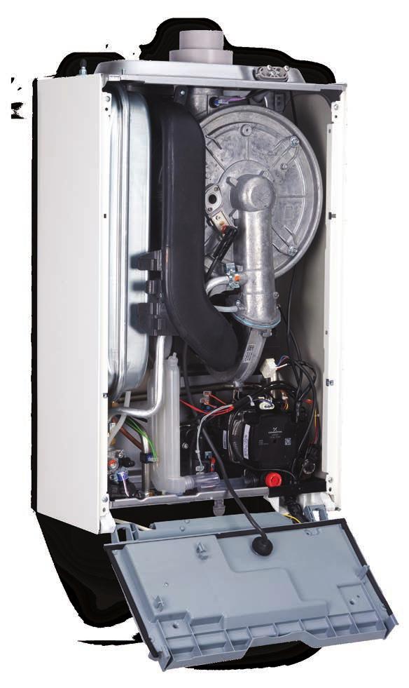 E-TEC PLUS Key features: + Stainless steel heat exchanger + High efficiency Grundfos pump and hydroblock assembly + Single electrode + Easy-access dry-change NTCs + Combined condensate and pressure