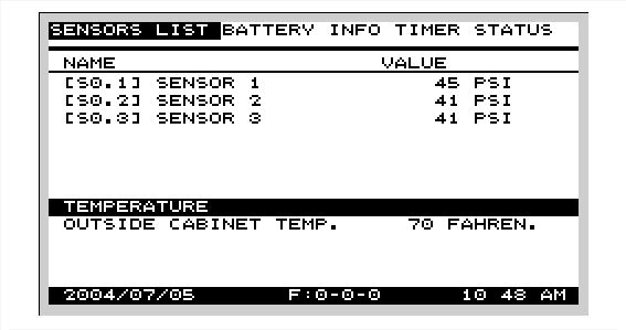 SECTION 3 USER INTERFACE The bottom section's GROUND FAULT STATUS indication is for technician use and displays factory codes on Ground Fault condition for troubleshooting purposes.