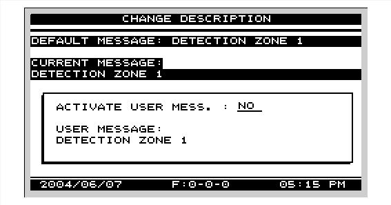 On exiting this menu, the system will display a modification screen, confirming and processing the change. Refer to FACTORY PROGRAMMING section for additional details on timers. 3.