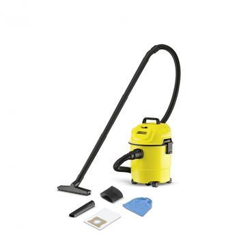 Wet & Dry Vacuum Cleaner WD 1 WD 1 The WD 1 multi-purpose vacuum cleaner: Powerful with a power consumption of only 1,000 watts. With robust and shock-proof 15-litre plastic container.