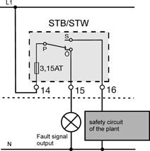 Data Sheet 701155 Page 9/19 Legend Comment Screw terminals Screw terminals (4) to to 20 ma for both analog inputs Caution: When only one probe (SIL2) is connected, the temperature limiter device is