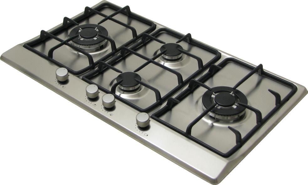 35 kw) HF5VRSMCG0 Gas Hob 70cm 5 Gas burners Center position : Triple Ring (3.35 kw) Front Left position : Auxiliary (1.