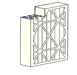 Options & Add-Ons Filter Rack (Optional) Available from Energy Saving Products is a 3 (76mm) Filter Rack. Filters are 1 (25mm) thick Merv 3, and the filter medium is approximately 14% efficient.