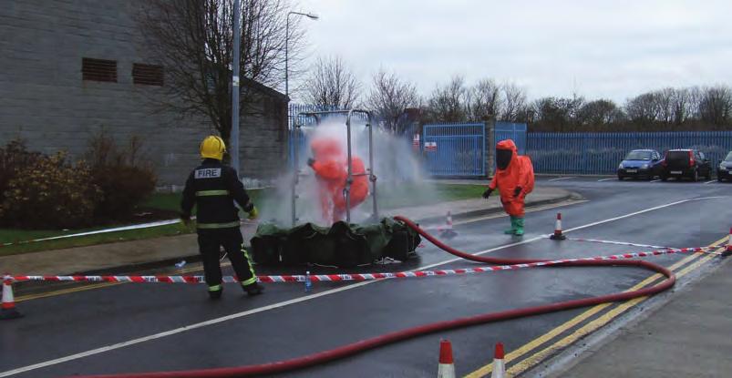 A training exercise on a Hazmat incident. Local authorities are designated as local competent authorities under S.I No.