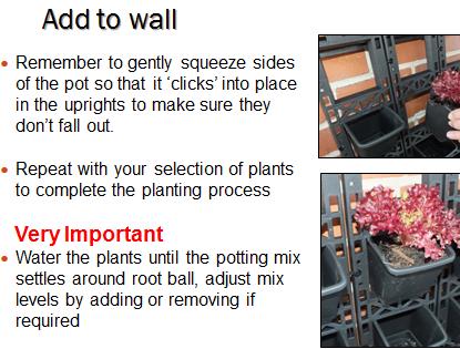 9. Your Vertical Garden is Complete! MAKING A SEED RAISING MIX Some plants can be grown directly from seeds in the plant growing bed.