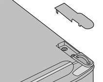 Changing the direction of opening the doors TOOLS REQUIRED: Phillips screwdriver, 1