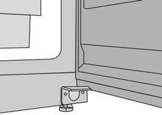 Invert the position of the automatic locks on the opposite side of the door, changing the freezer lock to the refrigerator and from the refrigerator to