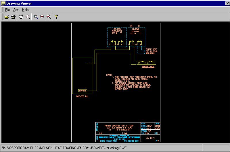 If additional information is needed, you may select either View Installation Drawing or View Electrical Drawing.