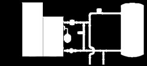 The boiler can be installed on a pressurized system up to max 2.5 bar. 1. Standard. DHW with mechanical flow control.