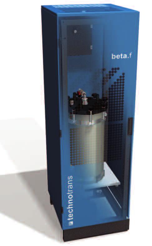 beta.f module Fine filtration unit decades of experience two-step filtration drastically reduced operating costs The beta.