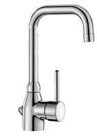 / Mixers and taps for Commercial Kitchens deckmounted 20 lpm Maximum hygiene: spout with smooth interior reduces bacterial development Durability: chromeplated brass body and reinforced fixing Single