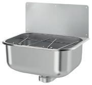 Stainless steel sanitary ware Cleaners' sink / Increased durability and endurance: made from durable and resistant material, suitable for intensive use Maximum hygiene: Stainless steel, a material